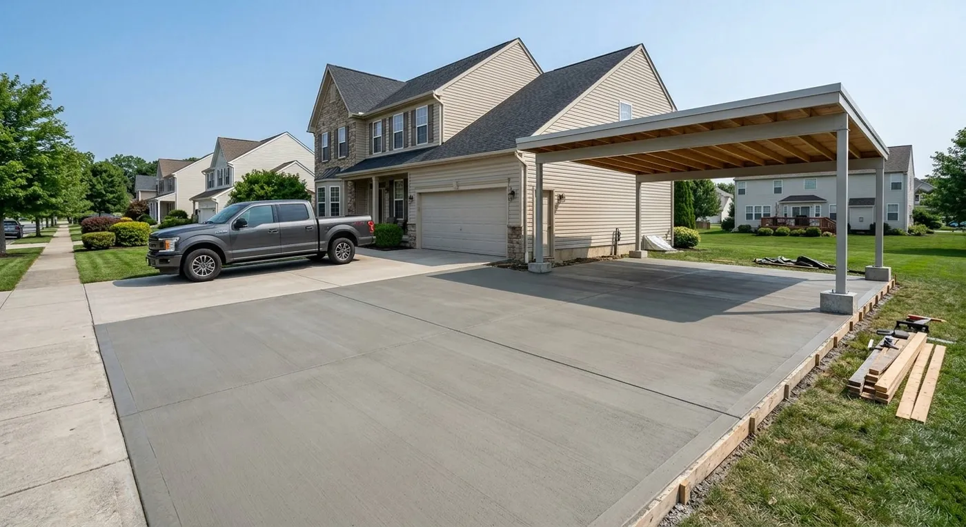 House and Carport Slabs in Baton Rouge, LA
